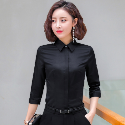 pre-order ** ชุดทำงาน ชุดพนักงานบริษัท ชุดยูนิฟอร์ม (เสื้อเชิ้ต) สีตามภาพ ไซร์ S M L XL 2XL 3XL 4XL