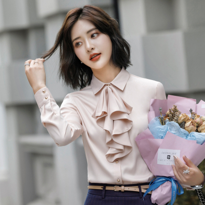 pre-order ** ชุดทำงาน ชุดพนักงานบริษัท ชุดยูนิฟอร์ม (เสื้อเชิ้ต) สีตามภาพ ไซร์ S M L XL 2XL 3XL 4XL