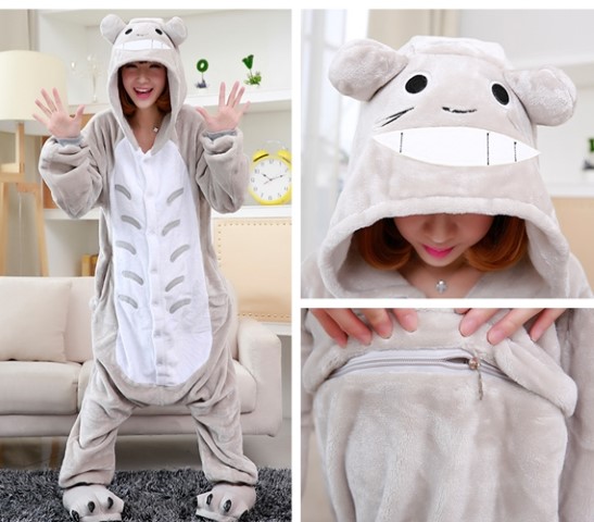 7C95 ชุดมาสคอต ชุดนอน ชุดแฟนซี โทโทโร่ Mascot Totoro Costumes