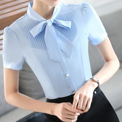 pre-order ** ชุดทำงาน ชุดพนักงานบริษัท ชุดยูนิฟอร์ม (เสื้อเชิ้ต) สีตามภาพ ไซร์ S M L XL 2XL 3XL 4XL