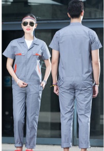 pre-order ** ชุดทำงานชุดยูนิฟอร์ม ช่าง เสื้อ+กางเกง สีตามภาพ ไซร์ s( 160) M(165) L(170) XL( 175) 2XL( 180) 3XL (185) 4XL (190) ,