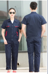 pre-order ** ชุดทำงานชุดยูนิฟอร์ม ช่าง เสื้อ+กางเกง สีตามภาพ ไซร์ s( 160) M(165) L(170) XL( 175) 2XL( 180) 3XL (185) 4XL (190) ,