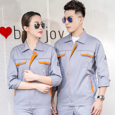pre-order ** ชุดทำงานชุดยูนิฟอร์ม ช่าง เสื้อ+กางเกง สีตามภาพ ไซร์ s( 160) M(165) L(170) XL( 175) 2XL( 180) 3XL (185) 4XL (190) ,