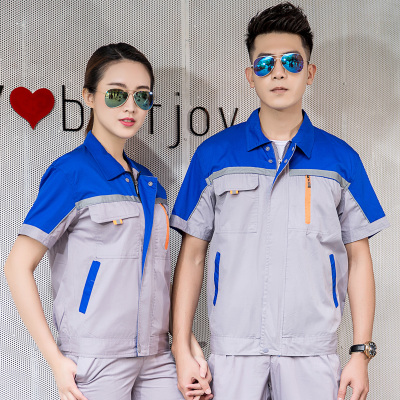pre-order ** ชุดทำงานชุดยูนิฟอร์ม ช่าง เสื้อ+กางเกง สีตามภาพ ไซร์ s( 160) M(165) L(170) XL( 175) 2XL( 180) 3XL (185) 4XL (190) ,