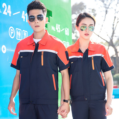 pre-order ** ชุดทำงานชุดยูนิฟอร์ม ช่าง เสื้อ+กางเกง สีตามภาพ ไซร์ s( 160) M(165) L(170) XL( 175) 2XL( 180) 3XL (185) 4XL (190) ,