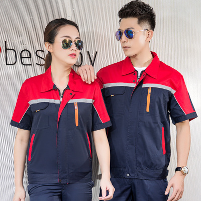 pre-order ** ชุดทำงานชุดยูนิฟอร์ม ช่าง เสื้อ+กางเกง สีตามภาพ ไซร์ s( 160) M(165) L(170) XL( 175) 2XL( 180) 3XL (185) 4XL (190) ,