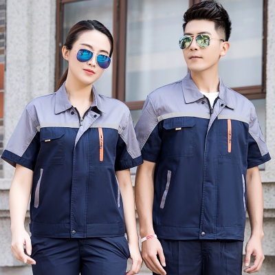 pre-order ** ชุดทำงานชุดยูนิฟอร์ม ช่าง เสื้อ+กางเกง สีตามภาพ ไซร์ s( 160) M(165) L(170) XL( 175) 2XL( 180) 3XL (185) 4XL (190) ,