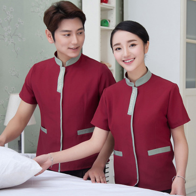 pre-oder**เสื้อพนักงานแม่บ้าน เสื้อแม่บ้านทำความสะอาด พนักงานสปา พนักงานโรงแรม พนักงานรีสอร์ท (สินค้าไม่รวมกางเกง) ***สินค้าไม่สามารถเปลี่ยนสีและรูปแบบได้คะ สีตามภาพ ไซร์ L XL 2XL 3XL 4XL