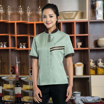 pre-oder**เสื้อพนักงานแม่บ้าน เสื้อแม่บ้านทำความสะอาด พนักงานสปา พนักงานโรงแรม พนักงานรีสอร์ท (สินค้าไม่รวมกางเกง) ***สินค้าไม่สามารถเปลี่ยนสีและรูปแบบได้คะ สีตามภาพ ไซร์ L XL 2XL 3XL 4XL