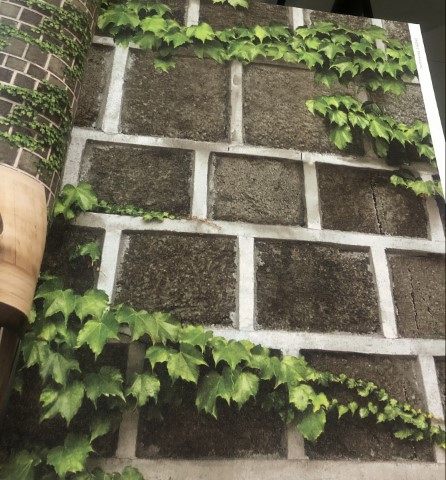 wallอิฐไม้ เกาหลีม้วนใหญ่15ตรม ยาว15.6ม ก1.06 ม cnt