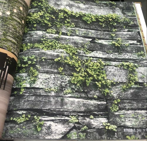 wallอิฐไม้ เกาหลีม้วนใหญ่15ตรม ยาว15.6ม ก1.06 ม cnt