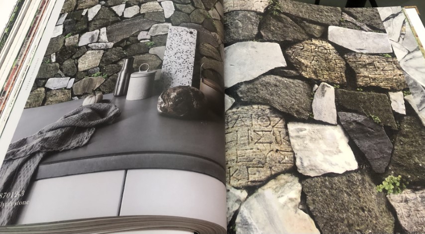 wallอิฐไม้ เกาหลีม้วนใหญ่15ตรม ยาว15.6ม ก1.06 ม cnt