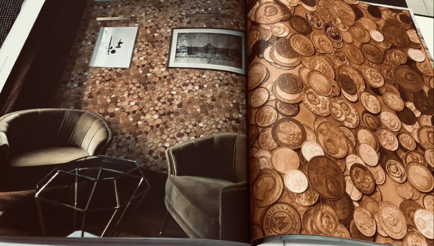 wallอิฐไม้ เกาหลีม้วนใหญ่15ตรม ยาว15.6ม ก1.06 ม cnt