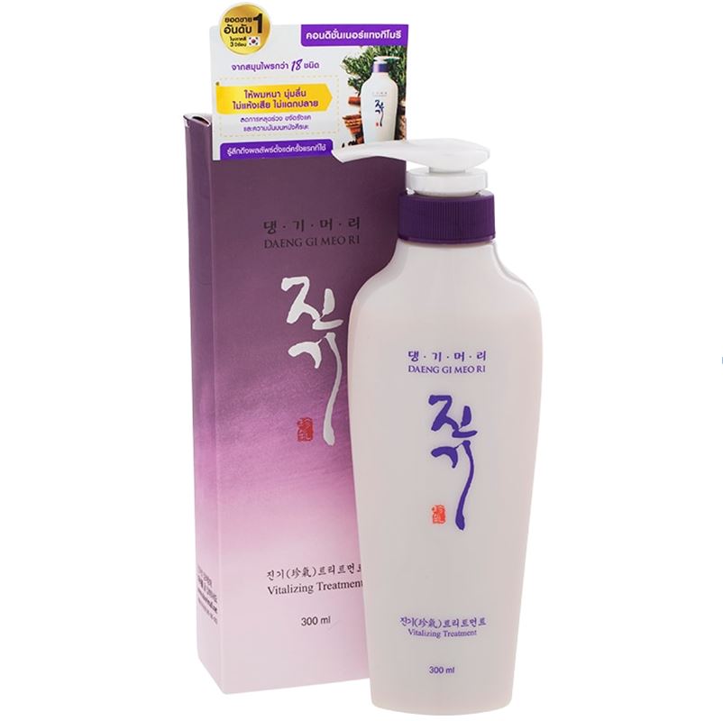 Daeng Gi Meo Ri Vitalizing Treatment 300 ml. แดงจิโมริทรีทเมนท์สูตรพรีเมี่ยม ขายดีอันดับ 1 ในเกาหลี !! ให้ผมสวยมีวอลลุ่ม แข็งแรง เงางาม มีน้ำหนัก แก้ผมร่วง เร่งผมยาว ลดผมหงอก ลดอาการคันศีรษะ รังแค ที่สุดแห่งการบำรุงผม