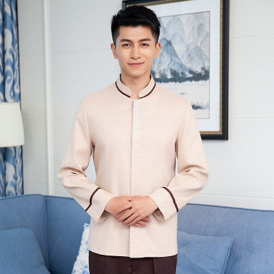 pre-oder**เสื้อพนักงานแม่บ้าน เสื้อแม่บ้านทำความสะอาด พนักงานสปา พนักงานโรงแรม พนักงานรีสอร์ท (สินค้าไม่รวมกางเกง) ***สินค้าไม่สามารถเปลี่ยนสีและรูปแบบได้คะ สีตามภาพ ไซร์ L XL 2XL 3XL 4XL