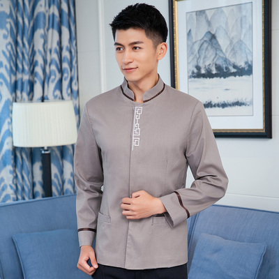 pre-oder**เสื้อพนักงานแม่บ้าน เสื้อแม่บ้านทำความสะอาด พนักงานสปา พนักงานโรงแรม พนักงานรีสอร์ท (สินค้าไม่รวมกางเกง) ***สินค้าไม่สามารถเปลี่ยนสีและรูปแบบได้คะ สีตามภาพ ไซร์ L XL 2XL 3XL 4XL
