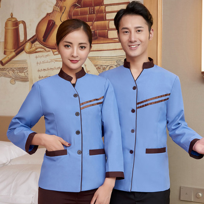 pre-oder**เสื้อพนักงานแม่บ้าน เสื้อแม่บ้านทำความสะอาด พนักงานสปา พนักงานโรงแรม พนักงานรีสอร์ท (สินค้าไม่รวมกางเกง) ***สินค้าไม่สามารถเปลี่ยนสีและรูปแบบได้คะ สีตามภาพ ไซร์ L XL 2XL 3XL 4XL