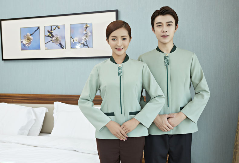 pre-oder**เสื้อพนักงานแม่บ้าน เสื้อแม่บ้านทำความสะอาด พนักงานสปา พนักงานโรงแรม พนักงานรีสอร์ท (สินค้าไม่รวมกางเกง) ***สินค้าไม่สามารถเปลี่ยนสีและรูปแบบได้คะ สีตามภาพ ไซร์ L XL 2XL 3XL 4XL