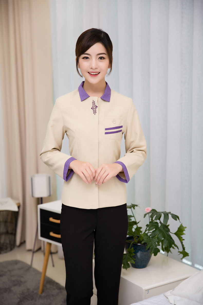 pre-oder**เสื้อพนักงานแม่บ้าน เสื้อแม่บ้านทำความสะอาด พนักงานสปา พนักงานโรงแรม พนักงานรีสอร์ท (สินค้าไม่รวมกางเกง) ***สินค้าไม่สามารถเปลี่ยนสีและรูปแบบได้คะ สีตามภาพ ไซร์ L XL 2XL 3XL 4XL