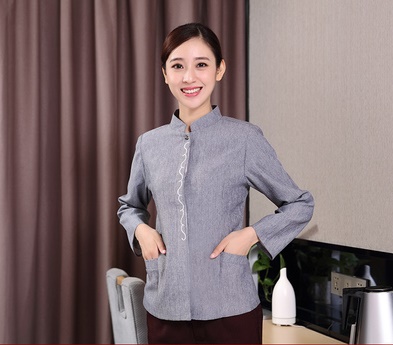 pre-oder**เสื้อพนักงานแม่บ้าน เสื้อแม่บ้านทำความสะอาด พนักงานสปา พนักงานโรงแรม พนักงานรีสอร์ท (สินค้าไม่รวมกางเกง) ***สินค้าไม่สามารถเปลี่ยนสีและรูปแบบได้คะ สีตามภาพ ไซร์ L XL 2XL 3XL 4XL