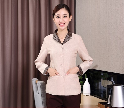 pre-oder**เสื้อพนักงานแม่บ้าน เสื้อแม่บ้านทำความสะอาด พนักงานสปา พนักงานโรงแรม พนักงานรีสอร์ท (สินค้าไม่รวมกางเกง) ***สินค้าไม่สามารถเปลี่ยนสีและรูปแบบได้คะ สีตามภาพ ไซร์ L XL 2XL 3XL 4XL