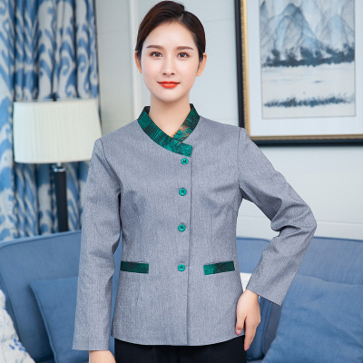 pre-oder**เสื้อพนักงานแม่บ้าน เสื้อแม่บ้านทำความสะอาด พนักงานสปา พนักงานโรงแรม พนักงานรีสอร์ท (สินค้าไม่รวมกางเกง) ***สินค้าไม่สามารถเปลี่ยนสีและรูปแบบได้คะ สีตามภาพ ไซร์ L XL 2XL 3XL 4XL