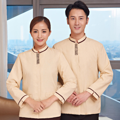 pre-oder**เสื้อพนักงานแม่บ้าน เสื้อแม่บ้านทำความสะอาด พนักงานสปา พนักงานโรงแรม พนักงานรีสอร์ท (สินค้าไม่รวมกางเกง) ***สินค้าไม่สามารถเปลี่ยนสีและรูปแบบได้คะ สีตามภาพ ไซร์ L XL 2XL 3XL 4XL
