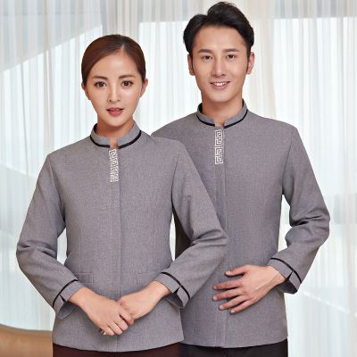 pre-oder**เสื้อพนักงานแม่บ้าน เสื้อแม่บ้านทำความสะอาด พนักงานสปา พนักงานโรงแรม พนักงานรีสอร์ท (สินค้าไม่รวมกางเกง) ***สินค้าไม่สามารถเปลี่ยนสีและรูปแบบได้คะ สีตามภาพ ไซร์ L XL 2XL 3XL 4XL