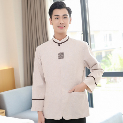 pre-oder**เสื้อพนักงานแม่บ้าน เสื้อแม่บ้านทำความสะอาด พนักงานสปา พนักงานโรงแรม พนักงานรีสอร์ท (สินค้าไม่รวมกางเกง) ***สินค้าไม่สามารถเปลี่ยนสีและรูปแบบได้คะ สีตามภาพ ไซร์ L XL 2XL 3XL 4XL