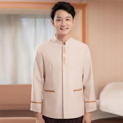 pre-oder**เสื้อพนักงานแม่บ้าน เสื้อแม่บ้านทำความสะอาด พนักงานสปา พนักงานโรงแรม พนักงานรีสอร์ท (สินค้าไม่รวมกางเกง) ***สินค้าไม่สามารถเปลี่ยนสีและรูปแบบได้คะ สีตามภาพ ไซร์ L XL 2XL 3XL 4XL