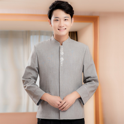 pre-oder**เสื้อพนักงานแม่บ้าน เสื้อแม่บ้านทำความสะอาด พนักงานสปา พนักงานโรงแรม พนักงานรีสอร์ท (สินค้าไม่รวมกางเกง) ***สินค้าไม่สามารถเปลี่ยนสีและรูปแบบได้คะ สีตามภาพ ไซร์ L XL 2XL 3XL 4XL