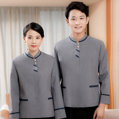pre-oder**เสื้อพนักงานแม่บ้าน เสื้อแม่บ้านทำความสะอาด พนักงานสปา พนักงานโรงแรม พนักงานรีสอร์ท (สินค้าไม่รวมกางเกง) ***สินค้าไม่สามารถเปลี่ยนสีและรูปแบบได้คะ สีตามภาพ ไซร์ L XL 2XL 3XL 4XL