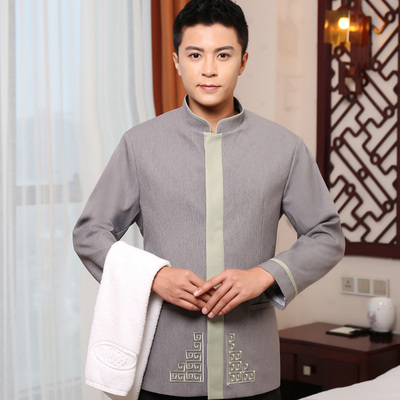 pre-oder**เสื้อพนักงานแม่บ้าน เสื้อแม่บ้านทำความสะอาด พนักงานสปา พนักงานโรงแรม พนักงานรีสอร์ท (สินค้าไม่รวมกางเกง) ***สินค้าไม่สามารถเปลี่ยนสีและรูปแบบได้คะ สีตามภาพ ไซร์ L XL 2XL 3XL 4XL