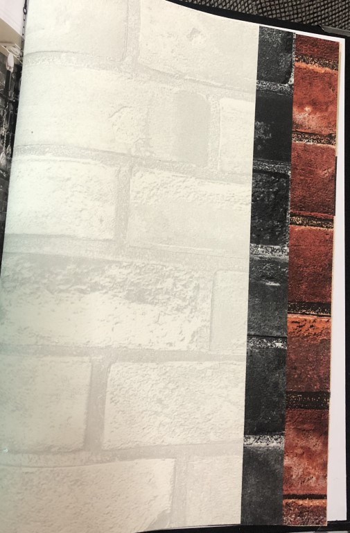 wallอิฐ ไม้1 ยาว10ม กว้าง53ซม ม้วน5ตรม za3