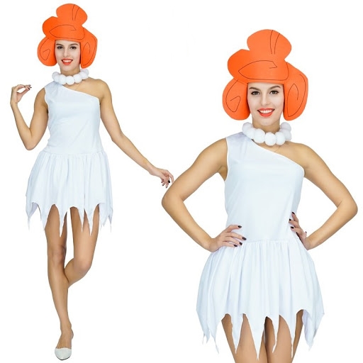 ++พร้อมส่ง++ชุดวิลม่า มนุษย์หินฟริ้นสโตน ชุดWilma Flintstone ชุดมนุษย์หินฟรินท์สโตน ชุดมนุษย์หินผู้หญิง