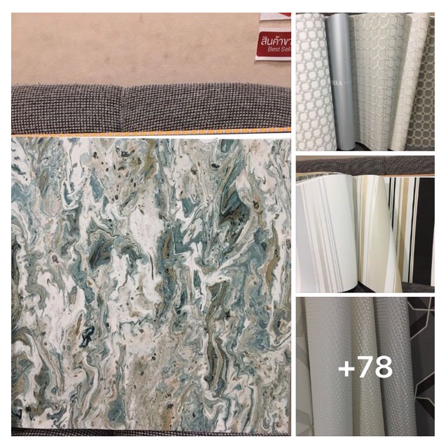 WALLเกาหลี ม้วนใหญ่ 15ตรม กว้าง1.06ม ยาว15.6มlh