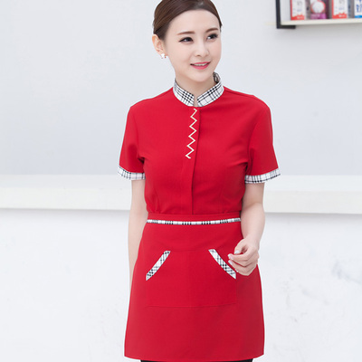 pre-oder** เสื้อพนักงานเสริฟ  พนักงานโรงแรม พนักงานรีสอร์ท (สินค้าไม่รวมกางเกง) ***สินค้าไม่สามารถเปลี่ยนสีและรูปแบบได้คะ สีตามภาพ ไซร์ L XL 2XL 3XL 