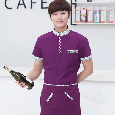 pre-oder** เสื้อพนักงานเสริฟ  พนักงานโรงแรม พนักงานรีสอร์ท (สินค้าไม่รวมกางเกง) ***สินค้าไม่สามารถเปลี่ยนสีและรูปแบบได้คะ สีตามภาพ ไซร์ L XL 2XL 3XL 