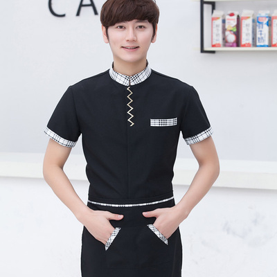 pre-oder** เสื้อพนักงานเสริฟ  พนักงานโรงแรม พนักงานรีสอร์ท (สินค้าไม่รวมกางเกง) ***สินค้าไม่สามารถเปลี่ยนสีและรูปแบบได้คะ สีตามภาพ ไซร์ L XL 2XL 3XL 4XL