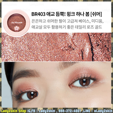 ( # BR403 ) Air Mousse Eyes Blossom Picnic