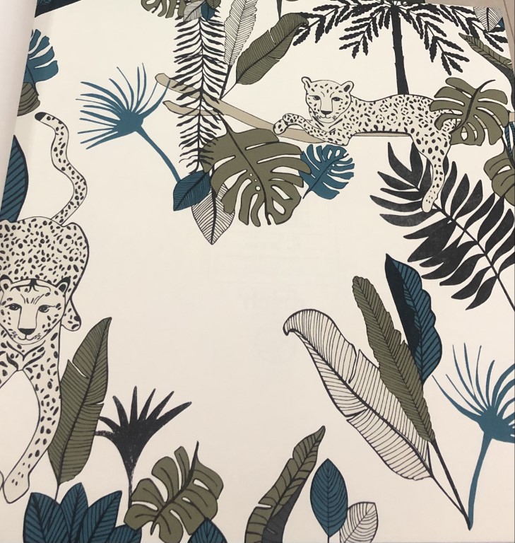 wallใบไม้ ยาว 10ม กว้าง 53ซม ม้วน5ตรม abt