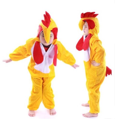 7C217 ชุดเด็ก ชุดมาสคอต ชุดแฟนซี ไก่ ไก่ชน Mascot Chicken Rooster Costumes