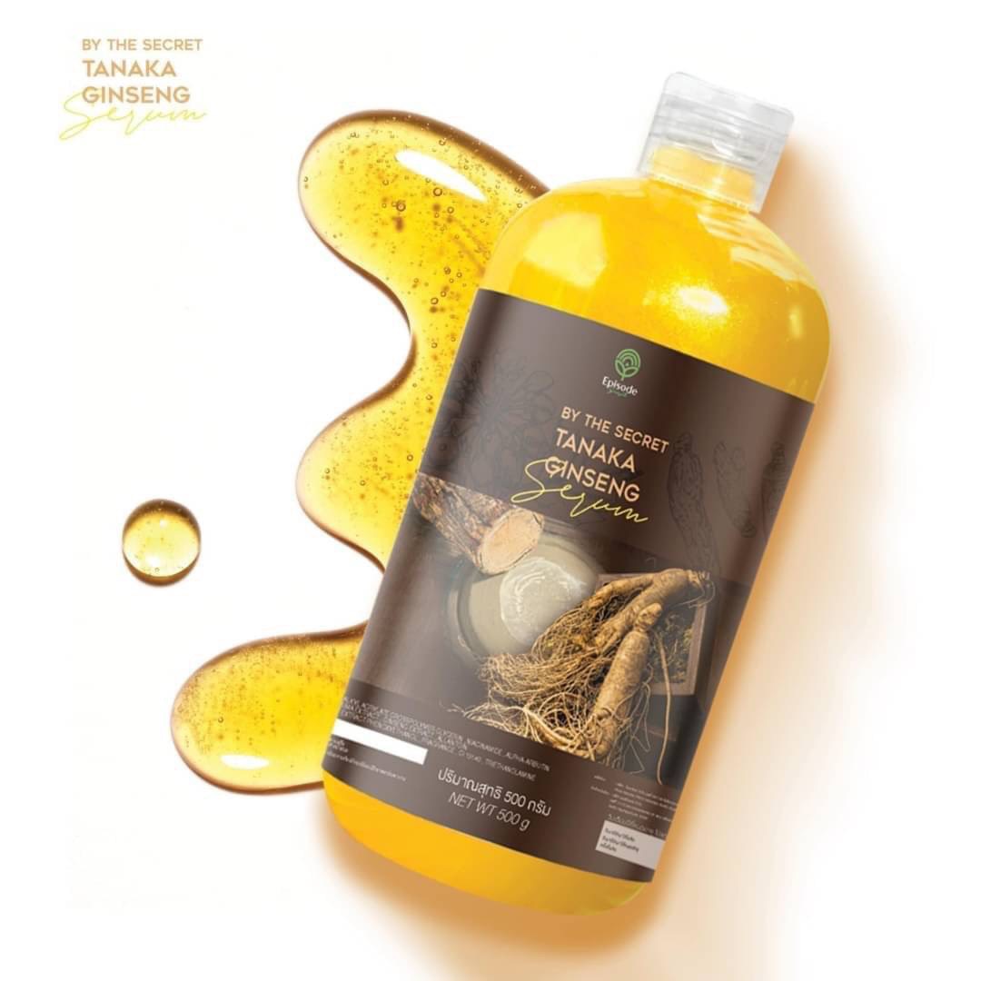 TANAKA GINSENG SERUM เซรั่มโสม ทานาคา เซรั่มทานาคา ครีมตัวดังในติ๊กตอก ขนาด 500 ml