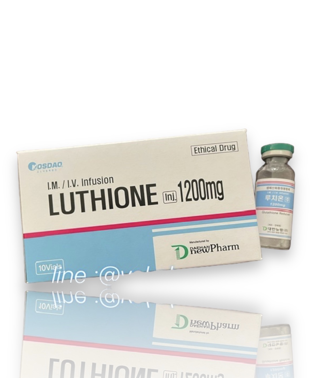 Luthione 1200mg 1 กล่อง ( 10 Vials)