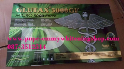 GLUTAX 5000GF Micro 5000 Forteสุดยอดนวัตกรรมความขาวโอโม่ใสสว่างออร่าที่ผสมสารสำคัญที่ดีที่สุดเข้าด้วยกัน ขาวไว ภายใน 1เข็มปูเป้คอนเฟริมส์ค่ะ