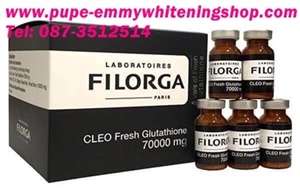 Filorga Cleo Fresh Gluta 70000mg (France)ขาว ใส ออร่า เด้ง เต่งตึง เรียบ เนียน ดุจแพรไหมเข้มข้นจากกลูต้าสดกลูยาฉีด70,000mg.เห็นผลตั้งแต่เข็มแรกจริงๆ