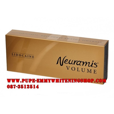 Neuramis Volume (Lidocain) จมูกคางปลอดภัยสลายหมด 100% สูตรผสมยาชา 0.3% (เหมาะสำหรับเติม จมูก คาง โหนก ฉีดได้รูปสวยมาก)เนื่องจากผสมยาชาในตัวการฉีดตรง