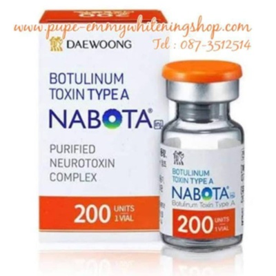 BotoxNabota 200 Units**NEW**Botox ฉีดหน้าเรียว ฉีดริ้วรอยเห็นผลใน 30 นาที ความมหัศจรรย์หน้าเรียวลดกราม ฉีดVShape เห็นผลภายใน 10 วันคะ ห้ามพลาด