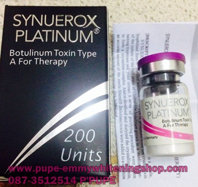 BotoxSYNUEROX PLATINUM 200 Uกรามเยอะหน้าบานริ้วรอยเอาอยู่**HOT**ฉีดลดกรามหน้าเรียวลีฟติ้งยกกระชับหน้าฉีดลีฟตีกรอบหน้าV-Shape