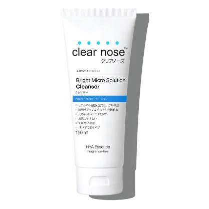 Clear Nose เคลียร์โนส ไบรท์ ไมโคร โซลูชั่น คลีนเซอร์ 150 มล. เจลล้างหน้า